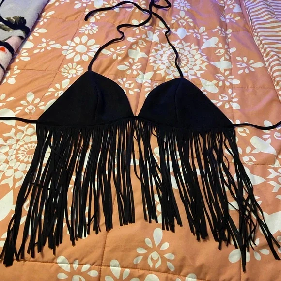 Fringe cowgirl halter top - Picture 2 of 4